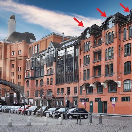 Ferienwohnung Loft-Panoramablick-Hafen & Elbe! Hamburg Exterior foto
