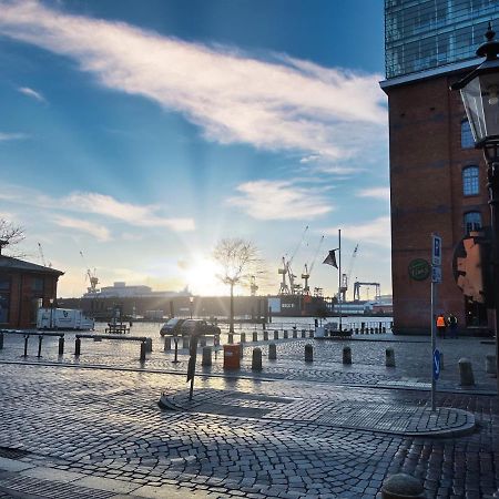 Ferienwohnung Loft-Panoramablick-Hafen & Elbe! Hamburg Exterior foto