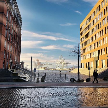 Ferienwohnung Loft-Panoramablick-Hafen & Elbe! Hamburg Exterior foto