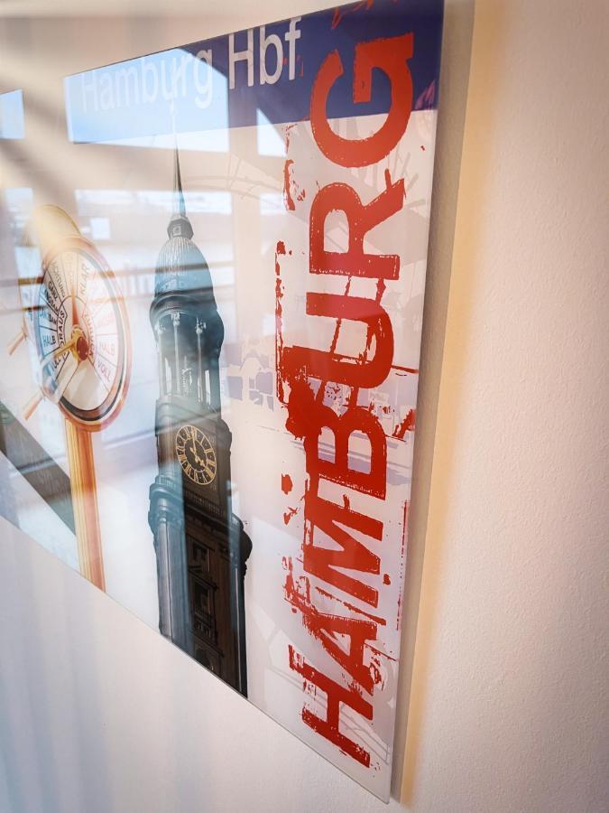 Ferienwohnung Loft-Panoramablick-Hafen & Elbe! Hamburg Exterior foto