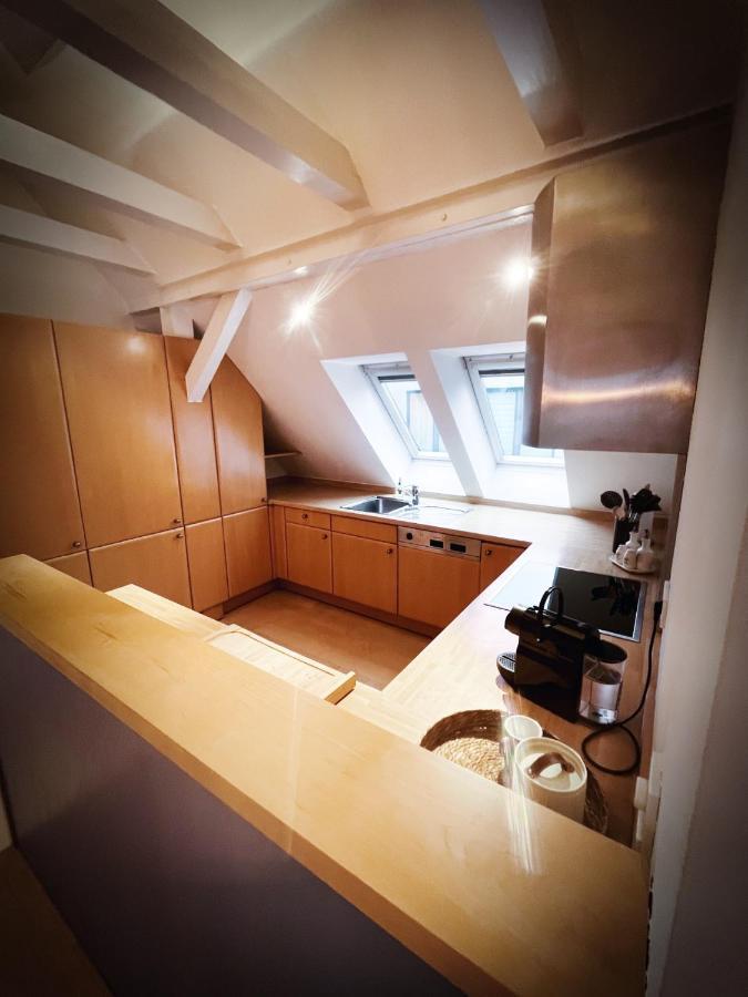 Ferienwohnung Loft-Panoramablick-Hafen & Elbe! Hamburg Exterior foto